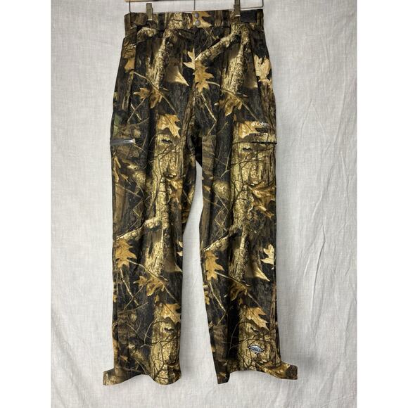 Columbia Timberwolf Camouflage Hunting Cargo Pants Mens XL Multi Camo Outdoor - Picture 1 of 12